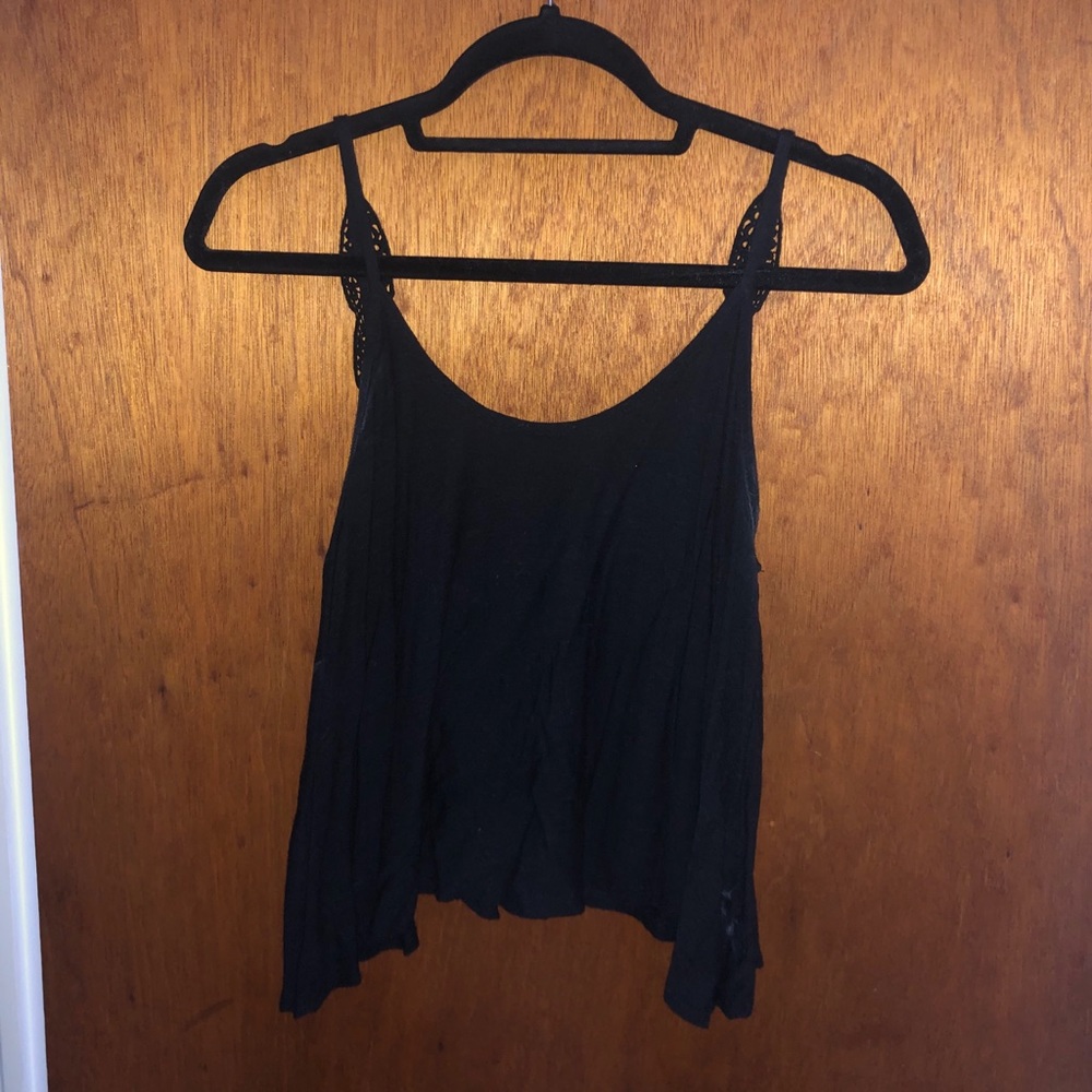 Black tank top
